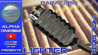 How to make Paracord Lighter holder  fast and easy [upl. by Krista457]