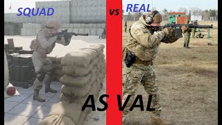 ASVal Squad vs Real life comparison squad asval [upl. by Rahal440]