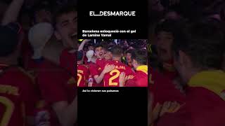 Barcelona enloqueció con el gol de Lamine Yamal Así lo vivieron sus paisanos [upl. by Carrington678]