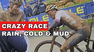 UEC MTB EUROPEAN CHAMPIONSHIPS highlights  MEN Elite XCO A muddy race supporters POV EuroMTB24 [upl. by Dominus]