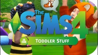 CAS AND GAMEPLAY  THE SIMS 4  TODDLER STUFF [upl. by Virg]