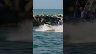 Back To School boat🤪 at the Haulover Inlet  kingofwavy [upl. by Anerok]