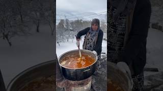 Winter season has arrived with its tasty Crefied butter 😋🤤village cooking yt ytshorts shorts [upl. by Gennie]