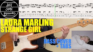 Laura Marling  Strange Girl  BASS COVER  TABS [upl. by Eesak101]