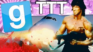 Gmod TTT  Rambo On Air Force One Garrys Mod Funny Moments [upl. by Downey368]