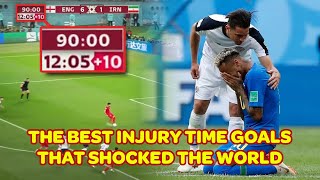 The Best Injury Time Goals that shocked the world [upl. by Achilles]