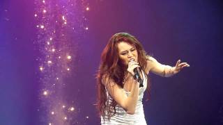 Miley Cyrus HD  The Climb Wonderworld Tour Live LG Arena Birmingham [upl. by Manup63]