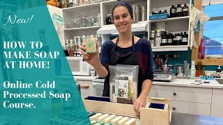 How to make soap at home  I just launched a Soapmaking Online Course [upl. by Allehs494]