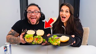 MindOfRez HOMEMADE BURGER MUKBANG with Girlfriend [upl. by Lyons]