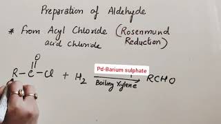 Preparation of Aldehyde  Chapter 12  Class 12  Aldehyde Ketones amp Carboxylic Acid  CBSE  NCERT [upl. by Zilvia]