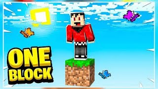 1  First Time One Block Playing In Minecraft Pocket Edition 121￼ [upl. by Sonnie911]