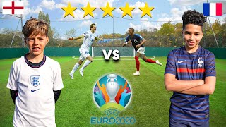 11 Year Old MBAPPE vs 10 Year Old HARRY KANE UEFA EURO 2020  Football Competition [upl. by Lemak]