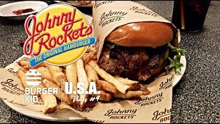 Una de mis hamburguesas favoritas Johnny Rockets  USA Vlogs 4 [upl. by Artemas]