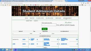 Student Admission in PHP [upl. by Brendin]