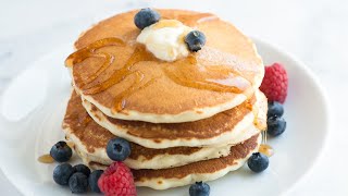 Easy Fluffy Pancakes Recipe [upl. by Nereil]