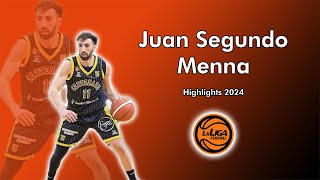 Juan Segundo Menna Highlights 2024  Club Centenario Venado Tuerto  Liga Federal de Básquet [upl. by Anikehs]