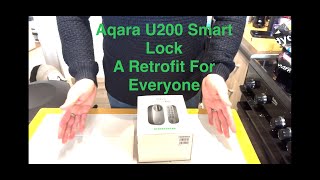 The Amazing Aqara U200 Smart Lock Retrofit Smart Lock With Home Key [upl. by Llennor]