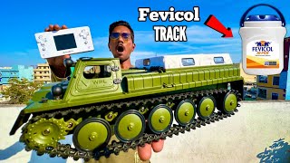 RC Powerful Tanks Vs Fevicol Track  Chatpat toy TV [upl. by Einnahc]