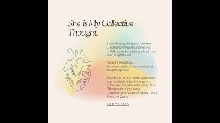 R H Y T H M She is My Collective Thought Poetry [upl. by Ardnazil]