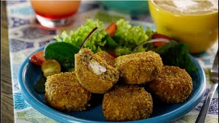 Croquetas de Atún con Aderezo de Chipotle [upl. by Tremann388]