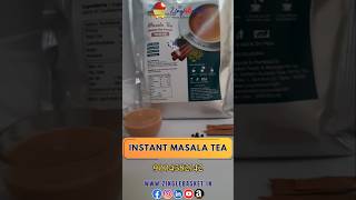 Instant Masala Tea  tea MANUFACTURER  Zinglebasket tea premix  chai  chay [upl. by Cristen793]