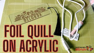 How To Use The Foil Quill With Your Cricut Machine [upl. by O'Rourke]