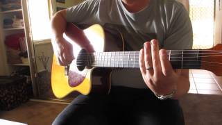 The Tea Party Jeff Martin  The Badger Guitar Cover [upl. by Alrats975]