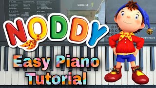 Make Way For Noddy Theme Song  Easy Piano Tutorial With Lyrics  Aa Gaya Noddy  Cartoon On Piano [upl. by Stubstad573]