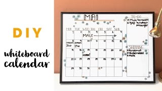 DIY Easy whiteboard calendar [upl. by Demona]