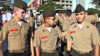 Marine Military Academy Cadets Visit Texas AampM [upl. by Eniamsaj]