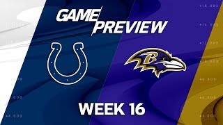 Indianapolis Colts vs Baltimore Ravens  NFL Week 16 Preview  NFL [upl. by Cresa]