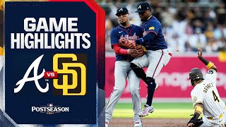 Braves vs Padres NL Wild Card Game 2 Highlights 10224  MLB Highlights [upl. by Crockett]