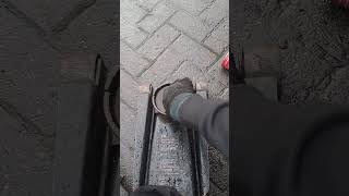 how to make a transmission jack quickly using trolley jack [upl. by Lissi]