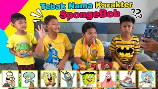 Tebak Nama Karakter Spongebob  Challenge Berhadiah  Praya Brother [upl. by Chiquia]