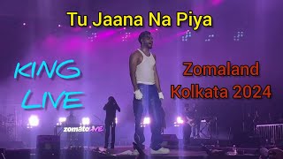 Tu Jaana Na Piya  KING LIVE Concert in Kolkata  Zomaland Kolkata 2024 [upl. by Otrebtuc]