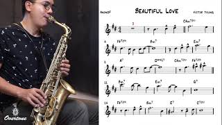 Beautiful love easy solo for saxophone [upl. by Gorey513]