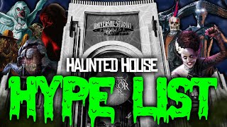 Halloween Horror Nights 2024 Haunted House Anticipation Hype List  Universal Orlando HHN 33 [upl. by Leigh]