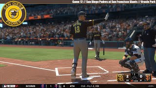 MLB THE SHOW 24  San Diego Padres at San Francisco Giants  Game 12 [upl. by Lubet]