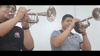 Trompetistas del 2000 de Cutberto Pérez estudiando “Alegría “ 🎺🎺 [upl. by Nnaecarg]