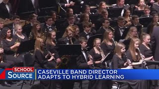 Caseville band director adapts to hybrid learning [upl. by Ilrahs]