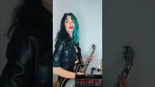 Halestorm  apocalyptic guitar cover femaleguitarist stltones guitarcover halestorm lzzyhale [upl. by Aidekal]