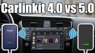 Carlinkit 40 vs 50  The New King of Wireless CarPlay and Android Auto Adapters [upl. by Hgielek]