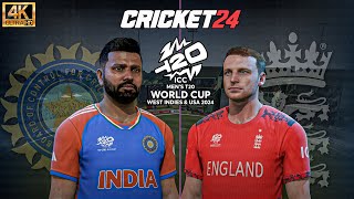 Semi Final 😰  India vs England  T20 World Cup 2024  Cricket 24 6 [upl. by Lati]