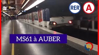 RER A  MS61 à Auber [upl. by Anialahs]