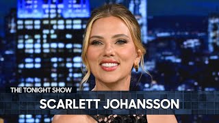 Scarlett Johansson Talks Not Wanting to go to Space Reading Lines with Colin Jost Extended [upl. by Noiraa441]