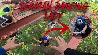 SERBIAN DANCING LADY REAL LIFE ESCAPE 380  Horror Parkour Pov Short  Bubbles 3Run [upl. by Heller]