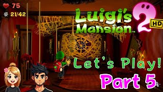 Webbed Out Cleaning up Gloomy Manor  Luigi’s Mansion 2 HD  Part 5 [upl. by Tabina]