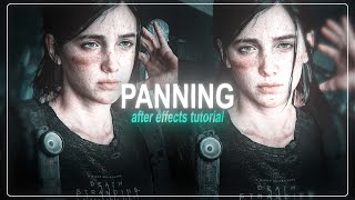 panning tutorial  after effects [upl. by Ldnek]