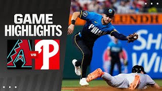 Dbacks vs Phillies Game Highlights 62124  MLB Highlights [upl. by Einhorn]