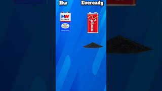 Hw battery vs Eveready battery shorts viral shortsviral battery shortvideos [upl. by Aubigny]